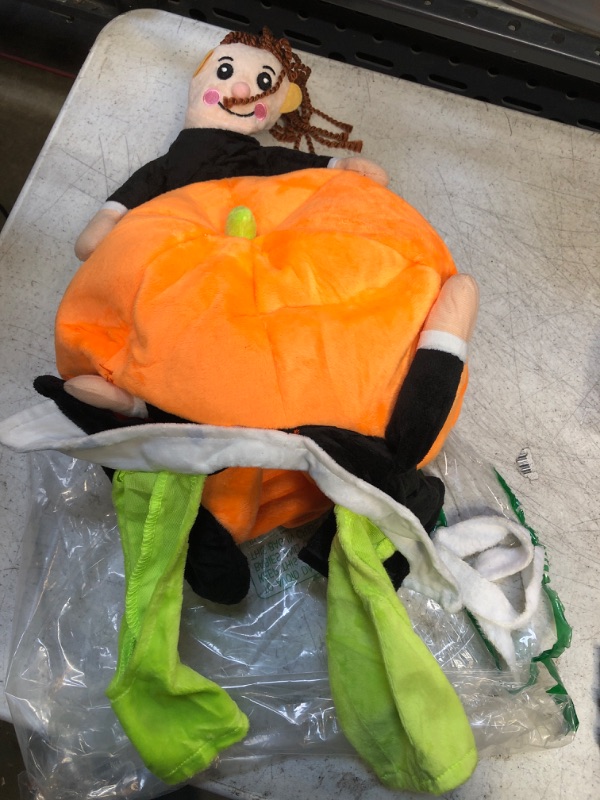 Photo 1 of dog costume- pumpkin