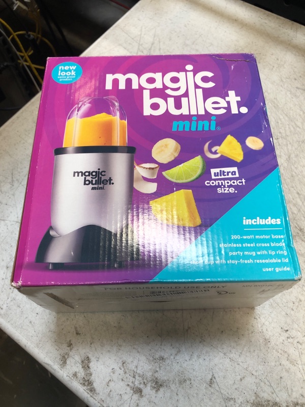 Photo 3 of Magic Bullet Personal Blender, 3-Piece Set, Black