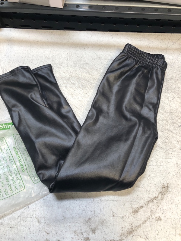 Photo 1 of kids leggings leather- size - 150 