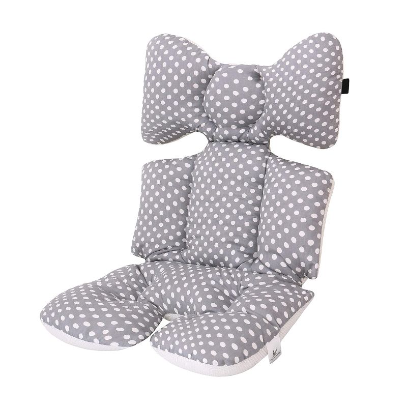 Photo 1 of Baby Seat Pad Liner for Stroller–Soft and Breathable?3D Air Mesh Cotton Universal Baby Stroller Cushion (Grey Point)
