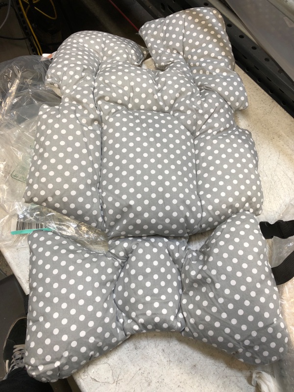 Photo 2 of Baby Seat Pad Liner for Stroller–Soft and Breathable?3D Air Mesh Cotton Universal Baby Stroller Cushion (Grey Point)
