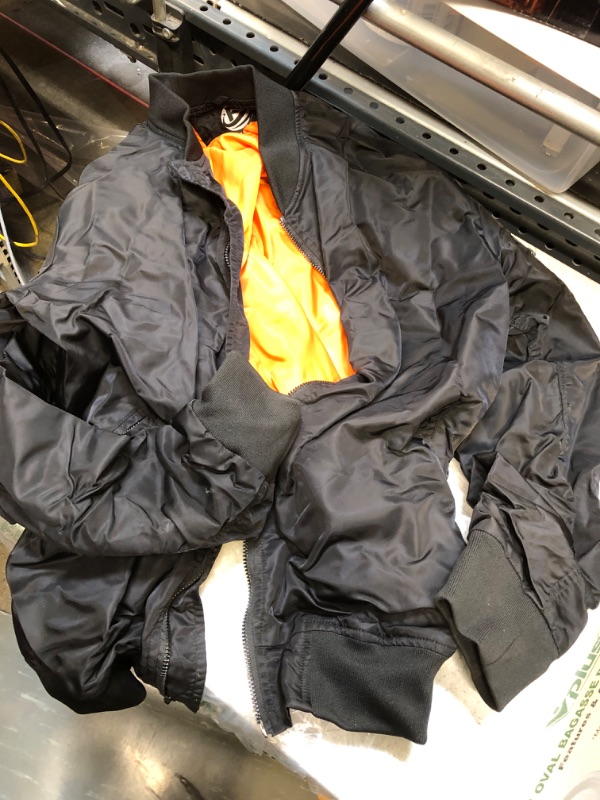 Photo 1 of bomber jacket- black - size 2xl 