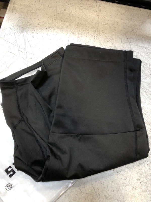 Photo 1 of sauna sweat pants- blacvk 
size large