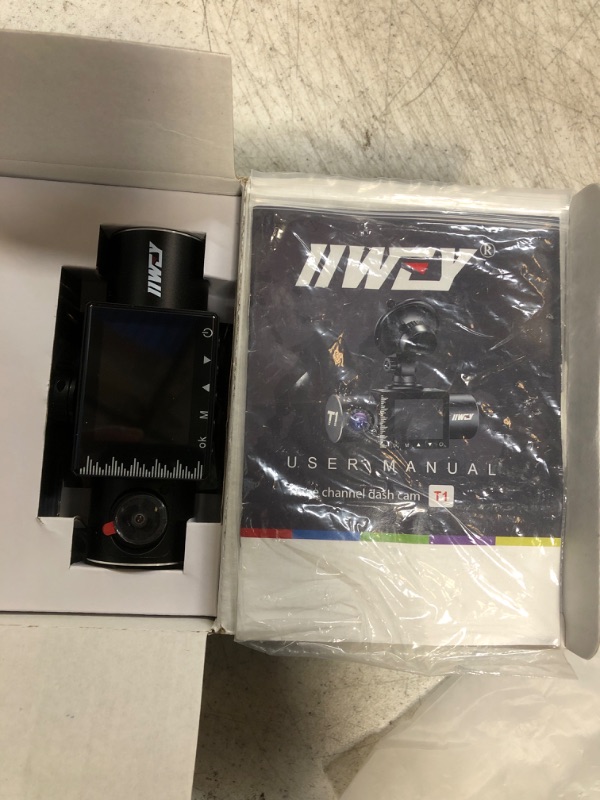 Photo 1 of iiwey Dash Cam Front Rear and Inside 1080P Three Channels with IR Night Vision Car Camera SD Card Included Dashboard Camera Dashcam for Cars HDR Motion Detection and G-Sensor for Car, Taxi, Uber