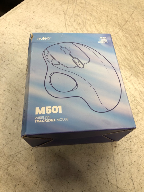 Photo 1 of Wireless Trackball Mouse, Rechargeable Ergonomic Mouse, Easy Thumb Control, Precise & Smooth Tracking, 3 Device Connection (Bluetooth or USB), Compatible for PC, Laptop, iPad, Mac, Windows, Android F-Pink