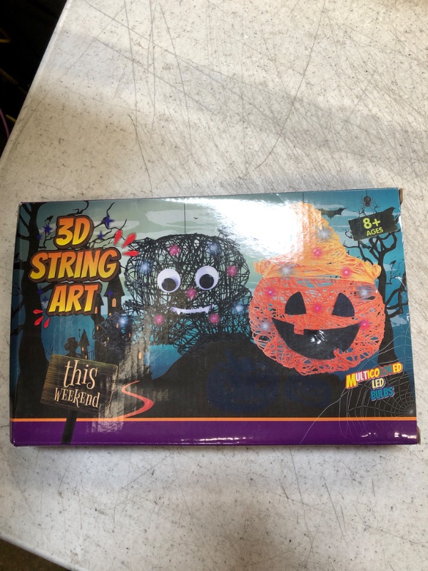 Photo 1 of 3d pumpkin art string