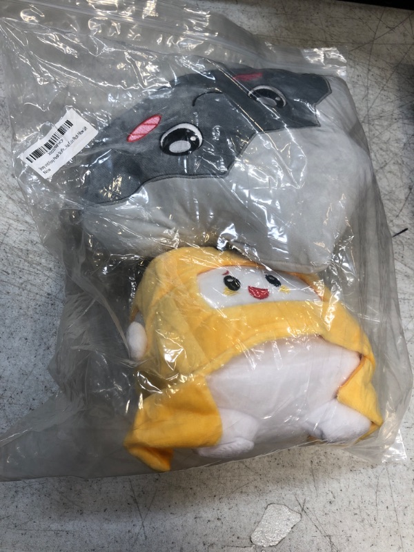 Photo 2 of Boxy and Foxy Plush Stuffed Animals Anime Figure Doll Toys Soft Cartoon Plushies Removable Hat Cute Plush Pillow Gift
