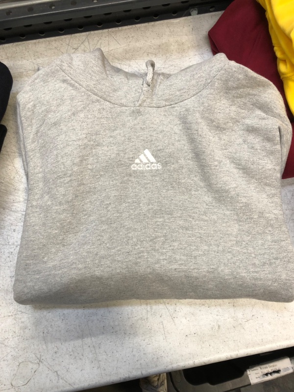 Photo 1 of grey adidas hoodie large 