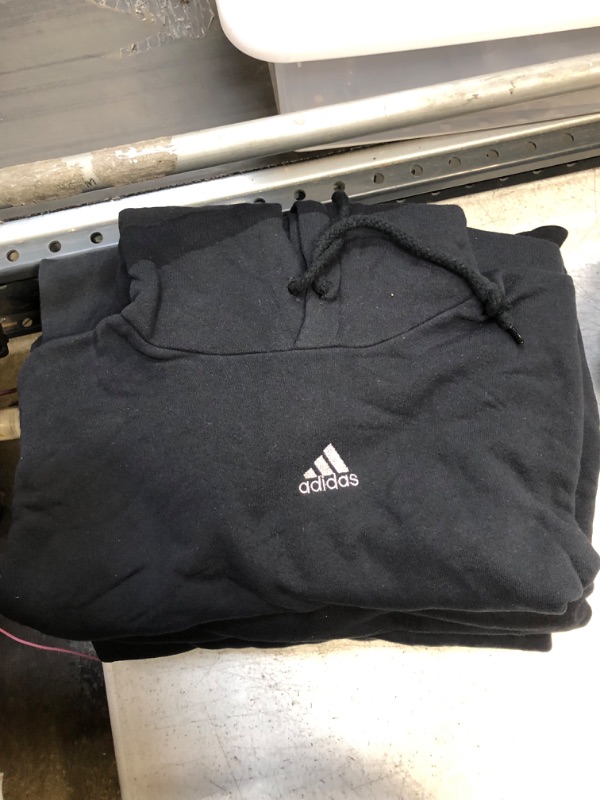 Photo 1 of black adidas hoodie large 