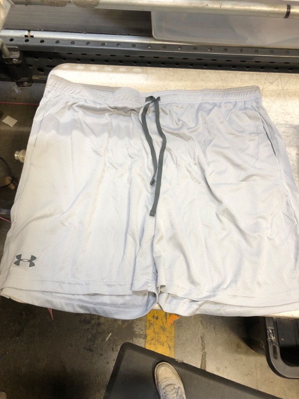 Photo 1 of grey under armour basketball shorts 3xl