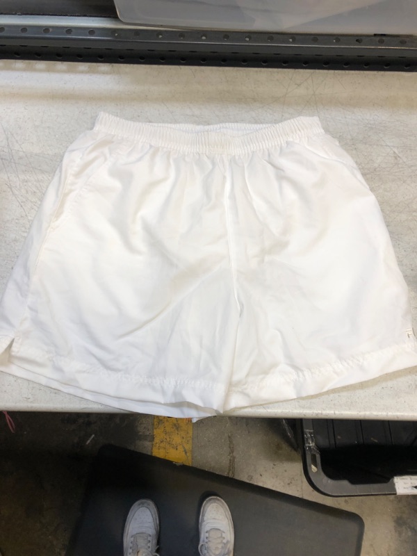 Photo 1 of fila white shorts large