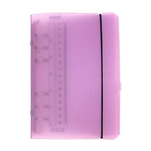 Photo 1 of A6 PP Binder with Pages & Binder Pocket Set, Pink
