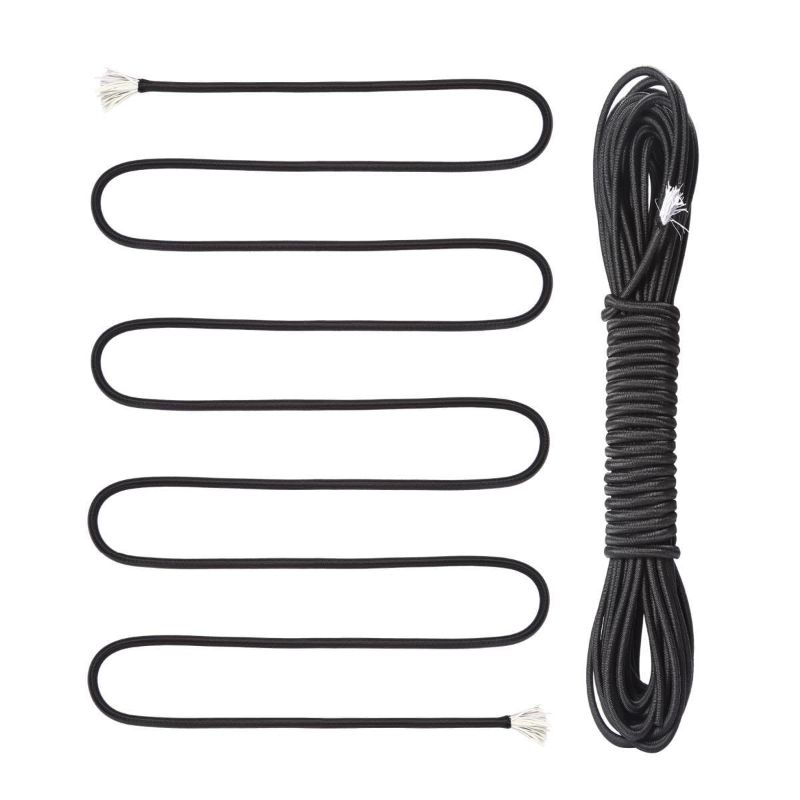 Photo 1 of 
Mini Elastic Cord Shock Rope Multipurpose Bungee Cords Roll Kayak bungy,Black1/8inch-65ft
