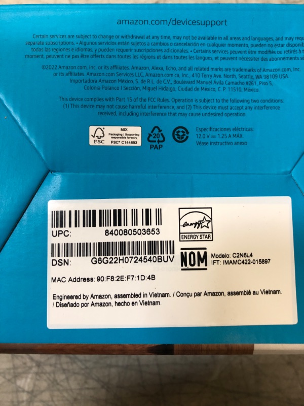 Photo 2 of Echo Dot (5th Gen, 2022 Release) Smart Speaker with Alexa (FACTORY SEALED)