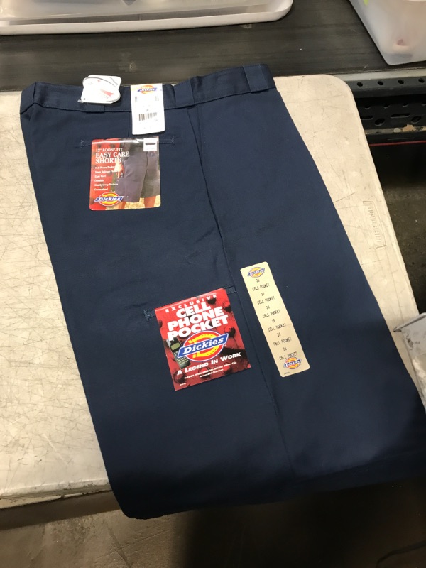 Photo 2 of Dickies Men's 13 Inch Loose Fit Multi-Pocket Work Short 36 Navy