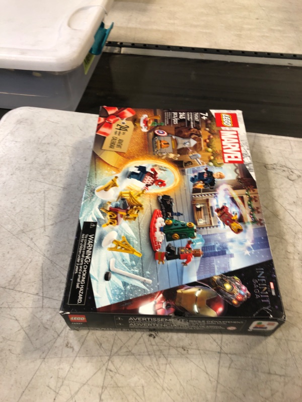 Photo 2 of LEGO Marvel Avengers 2023 Advent Calendar 76267 Holiday Countdown Playset with Daily Collectible Surprises and 7 Super Hero Minifigures such as Doctor Strange, Captain America, Spider-Man and Iron Man