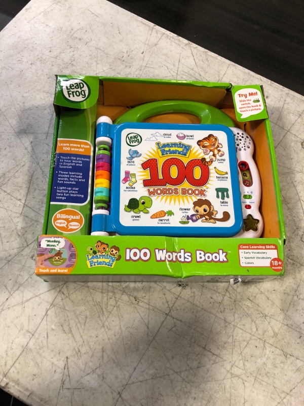 Photo 2 of LeapFrog Learning Friends 100 Words Book Learning Friends Standard Packaging