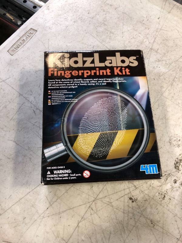 Photo 1 of 4M KidzLabs Fingerprint Kit - Spy Forensic Science Lab - Educational STEM Toys &
