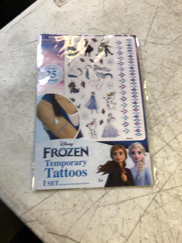 Photo 2 of KIDS FROZEN TEMPORARY TATTOOS 