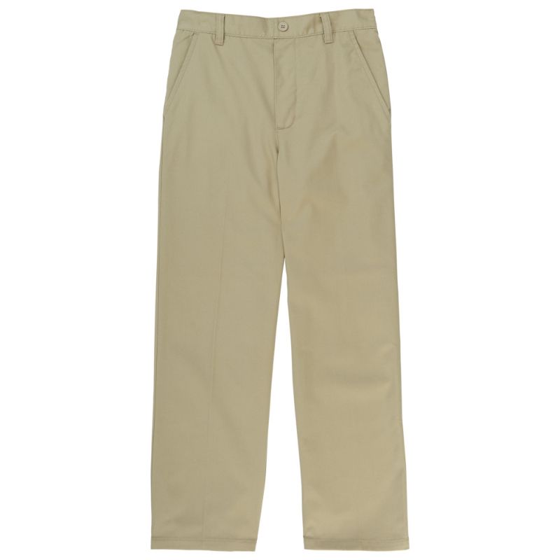 Photo 1 of French Toast Relaxed Fit Pull-on Pant Little & Big Boys Straight Flat Front Pant, 20, Beige
Size: 20
