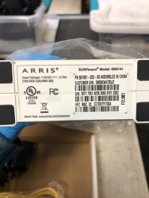 Photo 3 of 
ARRIS SURFboard SB6141-RB 8x4 DOCSIS 3.0 Cable Modem (Renewed)
