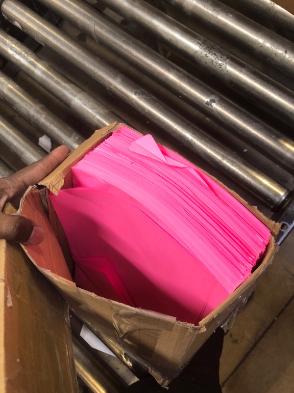 Photo 3 of HOT PINK COLORED PAPER