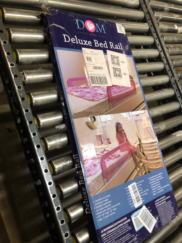 Photo 1 of Dream On Me Lightweight Mesh Security Adjustable Bed Rail for Toddler with Breathable Mesh Fabric in Jungle Print