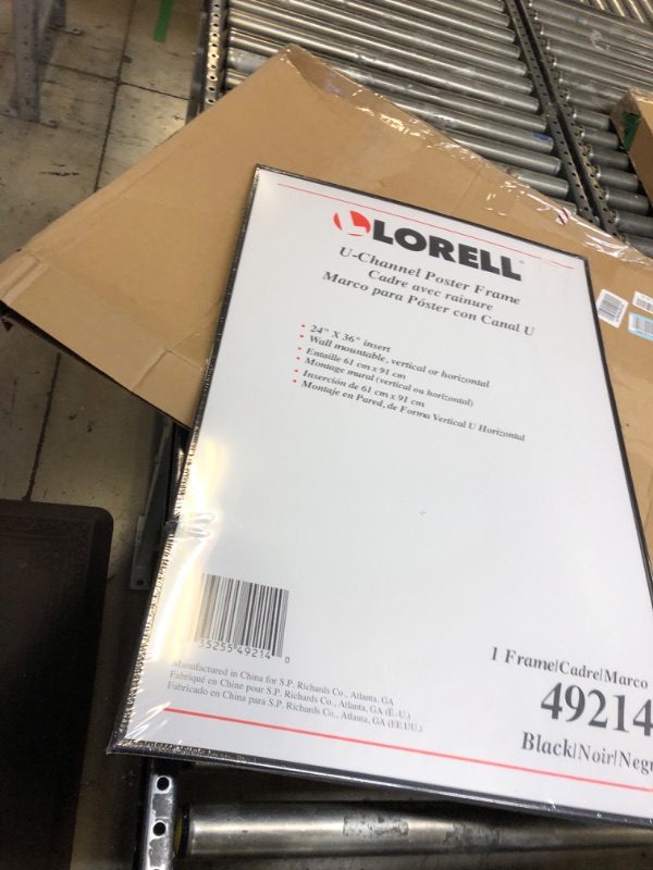 Photo 1 of Lorell Stylish Poster Frame, 24" x 36" (49214)