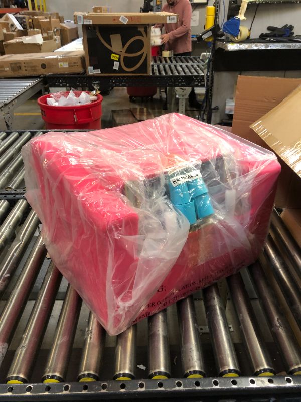 Photo 3 of Delta Children High Back Upholstered Chair, JoJo Siwa Pink and Skyblue