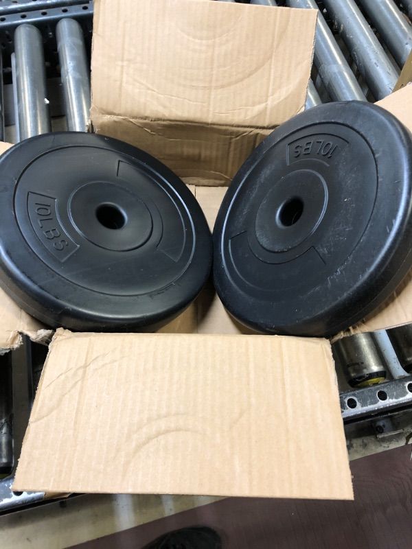 Photo 1 of 2 Plastic 10lbs USA Made Weight Plates
