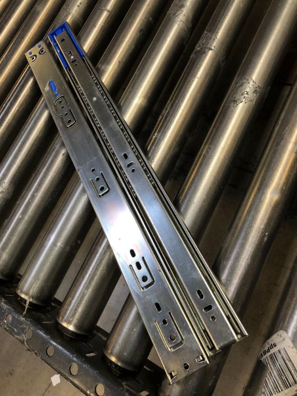 Photo 1 of 22"  HEAVY DUTY DRAWER SLIDES, CHROME 