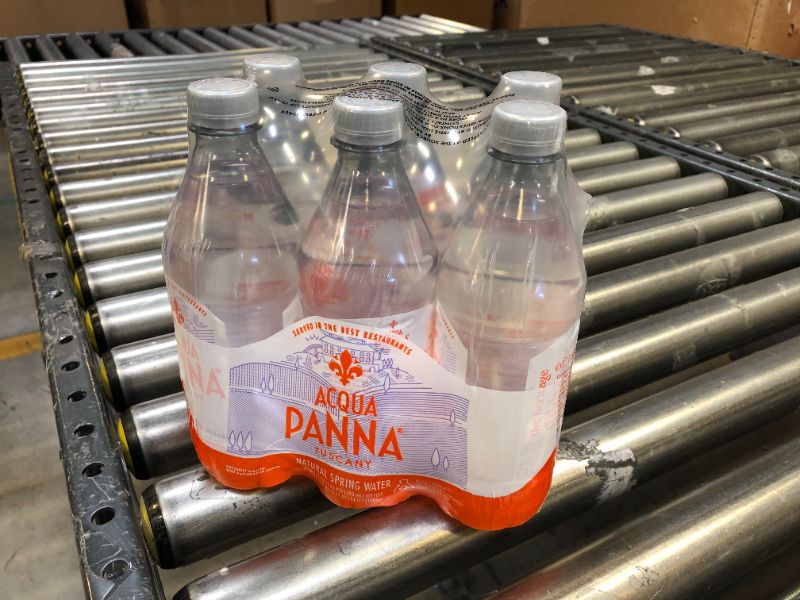 Photo 2 of Aqua Panna Natural Spring Water, Plastic Bottle, 500ml 6 PACK 
