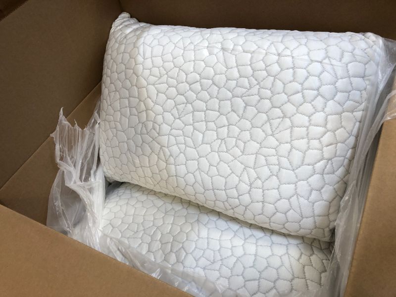 Photo 1 of 2 PACK SHREDDED MEMORY FOAM PILLOWS STANDARD SIZE 