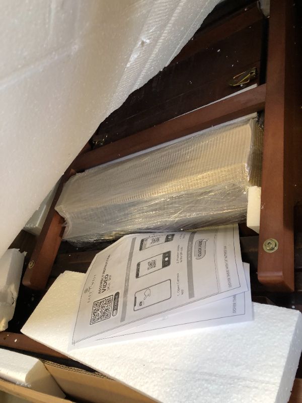 Photo 1 of East West Furniture DOT-MAH-T Dover Dining Table - a Rectangle Wooden Table Top with Butterfly Leaf & Stylish Legs, 42x78 Inch, Mahogany