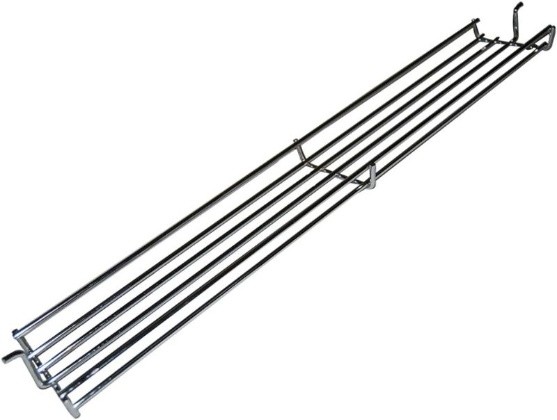 Photo 1 of Chrome Steel Wire Warming Rack 02346 for Select Weber Gas Grill Models
