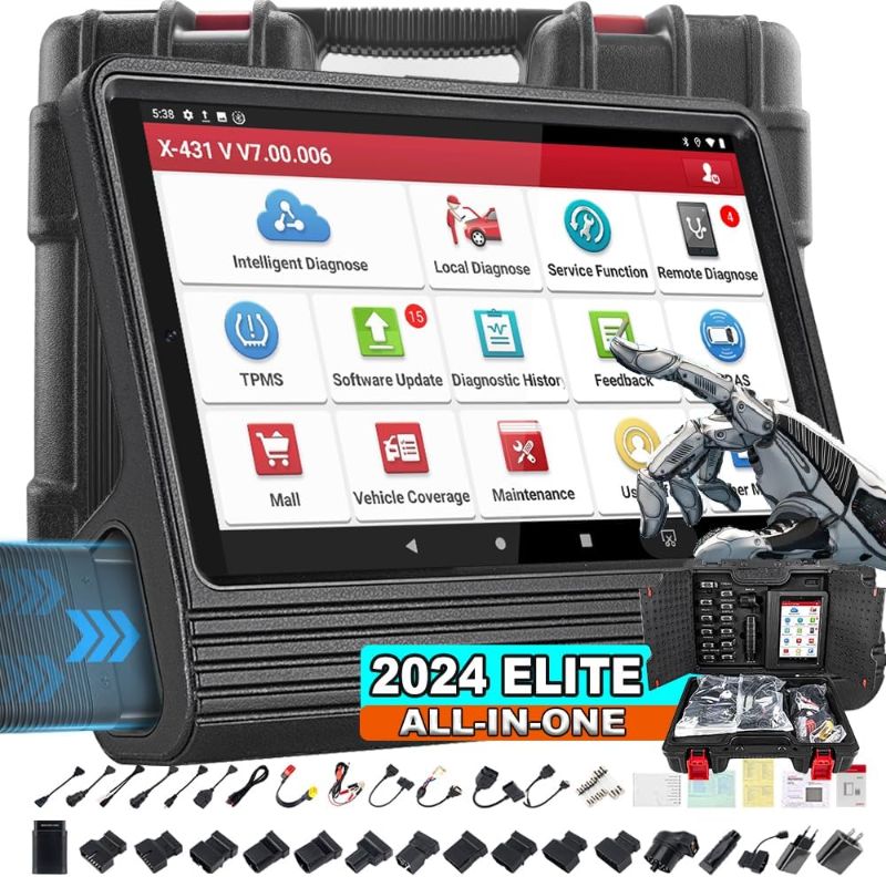 Photo 1 of **Parts Only** 2024 LAUNCH X431 V Pro 4.0 Elite OEM Bluetooth Bidirectional Scan Tool with All Connectors,Same as X431 Pro3S+,Online Coding&37+ Reset for All Cars,Key Programming,All-in-1 Auto Scanner for Auto Shops
