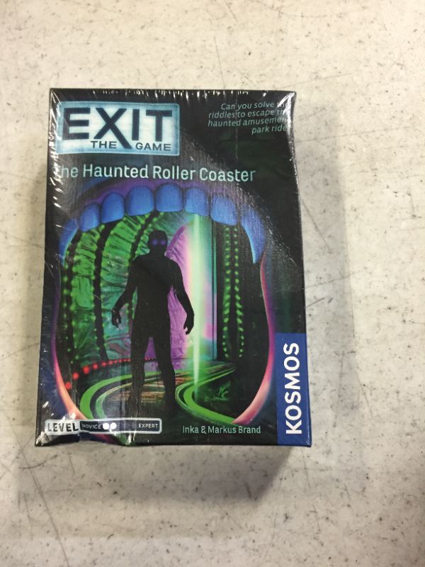 Photo 2 of Exit: The Haunted Roller Coaster | Exit: The Game - A Kosmos Game from Thames & Kosmos | Family-Friendly, Card-Based at-Home Escape Room Experience for 1 to 4 Players, Ages 10+