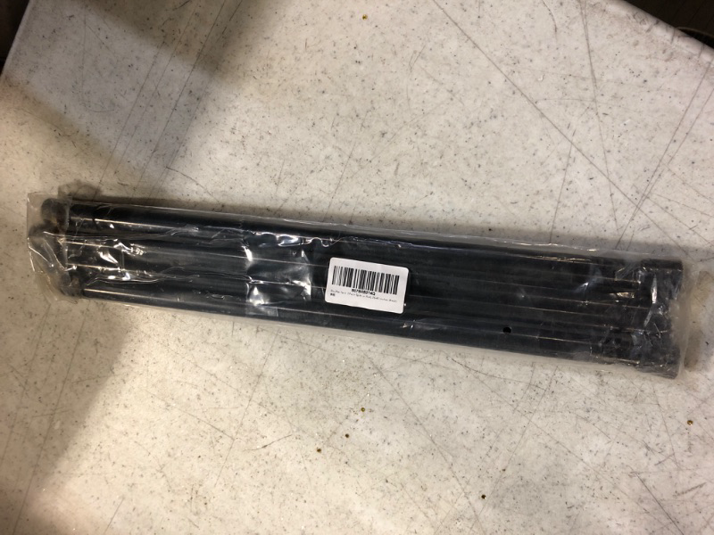 Photo 1 of Blu-Pier Tech 2 Pack Small Spring Tensions Rods,Adjustable Length Pressure Curtain Rod, 26-40 Inches for Window,Doorway,Kitchen(Black) Black(2Pack)