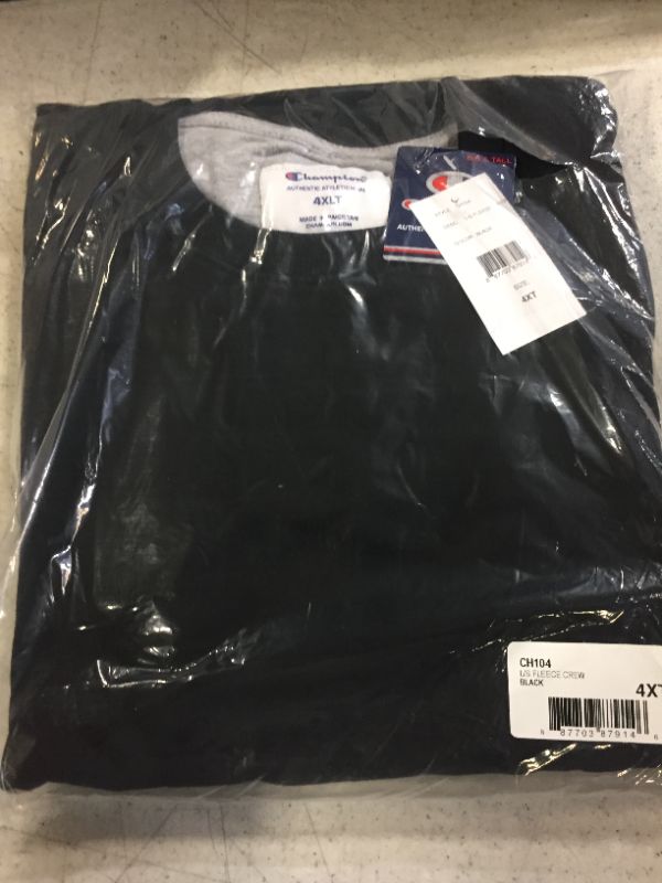 Photo 1 of Champion Men's Big & Tall Powerblend Fleece Sweatshirt- SIZE 4XL 