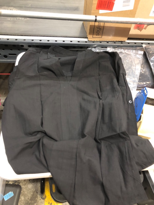 Photo 1 of BLACK DRESS SHIRT ( SIZE:MED) 