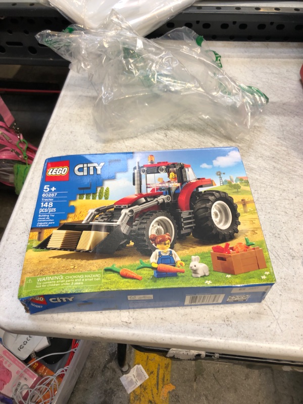 Photo 2 of LEGO City Great Vehicles Tractor 60287 Building Toy Set for Kids, Boys, and Girls Ages 5+ (148 Pieces)