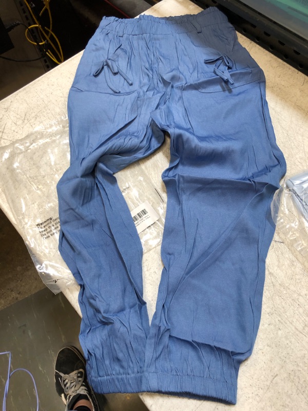 Photo 1 of girls casual pants- blue
size- 140 