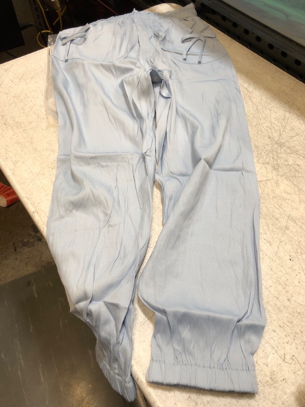 Photo 1 of girls casual pants- sky blue
size 150 