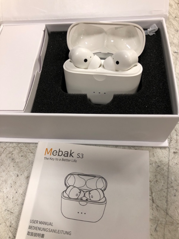 Photo 2 of Mebak Hearing Aids for Seniors with DSP Intelligent Noise Reduction Chip, Rechargeable Hearing Aids with Bluetooth, No Squealing Hearing Amplifiers, 3 Scene Modes with Portable Charging Case, S3
