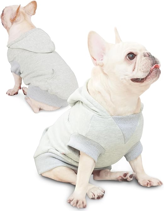 Photo 1 of Joyahoo Dog Hoodie, French Bulldog Puppy Dog Clothes, Warm Frenchie Dog Clothes Sweatshirt with Pocket, Cold Weather Dog Hoodies for Small Dogs, French Bulldog Clothes, for Dogs
2xl
