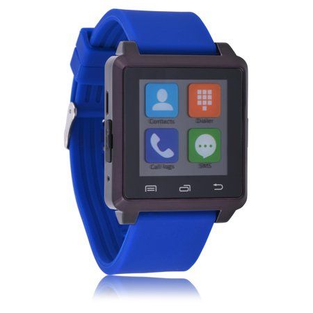 Photo 1 of U.S. Polo Association Adult Unisex Smart Watch in Black and Blue - US9701BU
