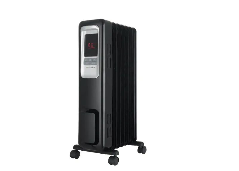 Photo 1 of 1,500-Watt Digital Electric Oil-Filled Radiant Portable Space Heater
