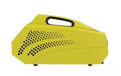 Photo 1 of 2,500 BTU Portable Air Conditioner Cools 45 Sq. Ft. with 3 Fan Speeds for Camping, Car or RVin Yellow
