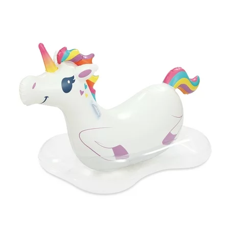 Photo 1 of  Inflatable Unicorn Ride-on Pool Float White for Kids and Adults