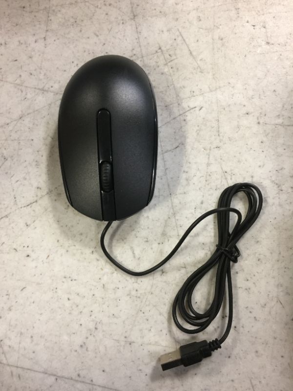 Photo 1 of Black USB Wired Mouse 3 Button Corded Computer Mouse Cable Mouse Gaming Mouse Office Home Optical Mouse Plug in Mouse Compatible with MacBook PC Laptop